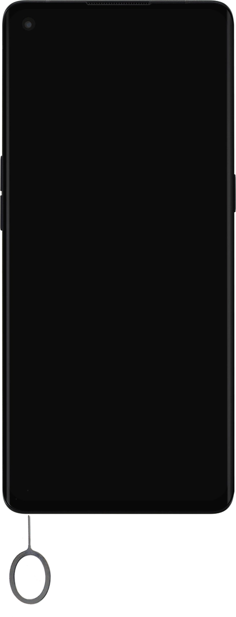 Find the opener for the SIM holder.