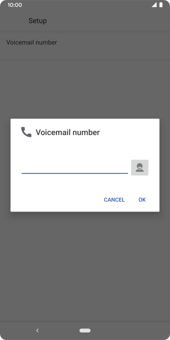 Key in +447953222222 and press OK.