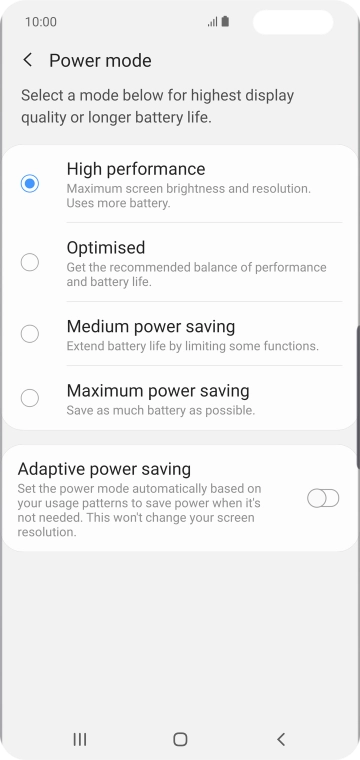 Press the Home key to return to the home screen.