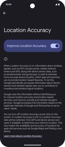 If you press the indicator next to 