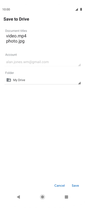 Press the field below 