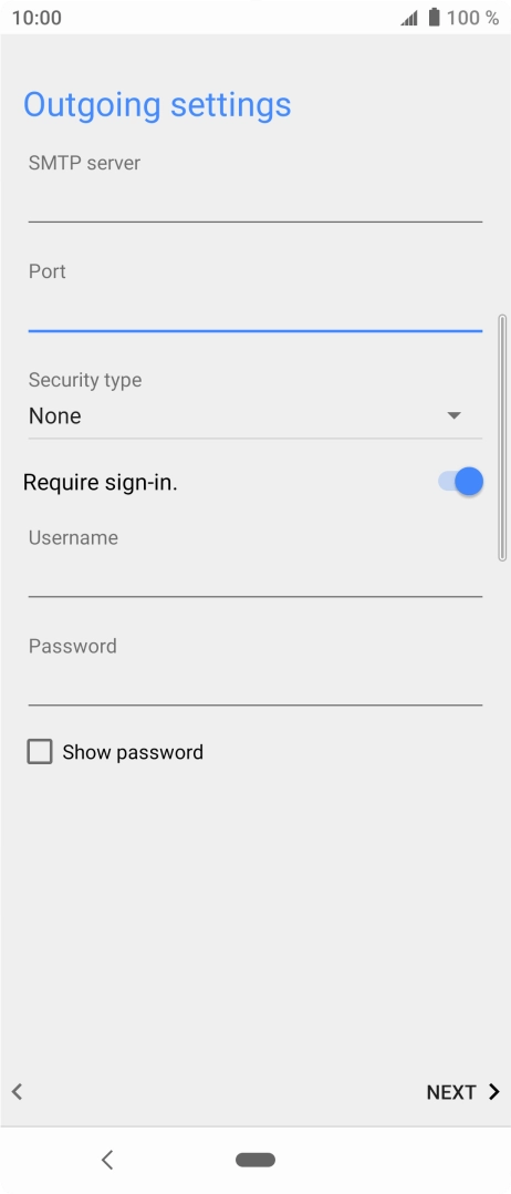 Press the drop down list below 
