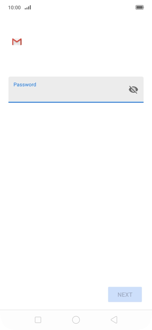 Press the field below 