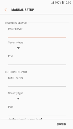 Press the drop down list below 