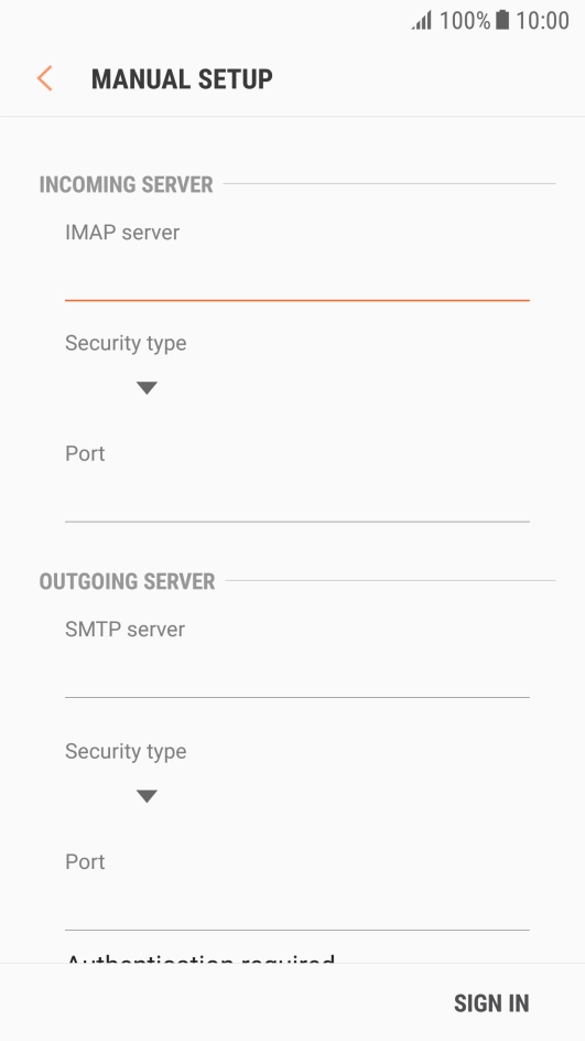 Press the drop down list below 