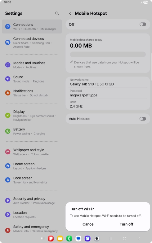 Press the Home key to return to the home screen.