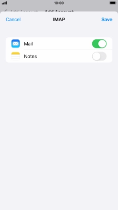 Press Save. Your email account has now been set up. To select more settings for incoming and outgoing server, proceed with the following steps.