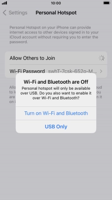 If Wi-Fi is turned off, press Turn on Wi-Fi and Bluetooth.