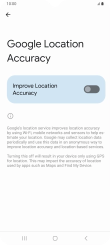 If you press the indicator next to 