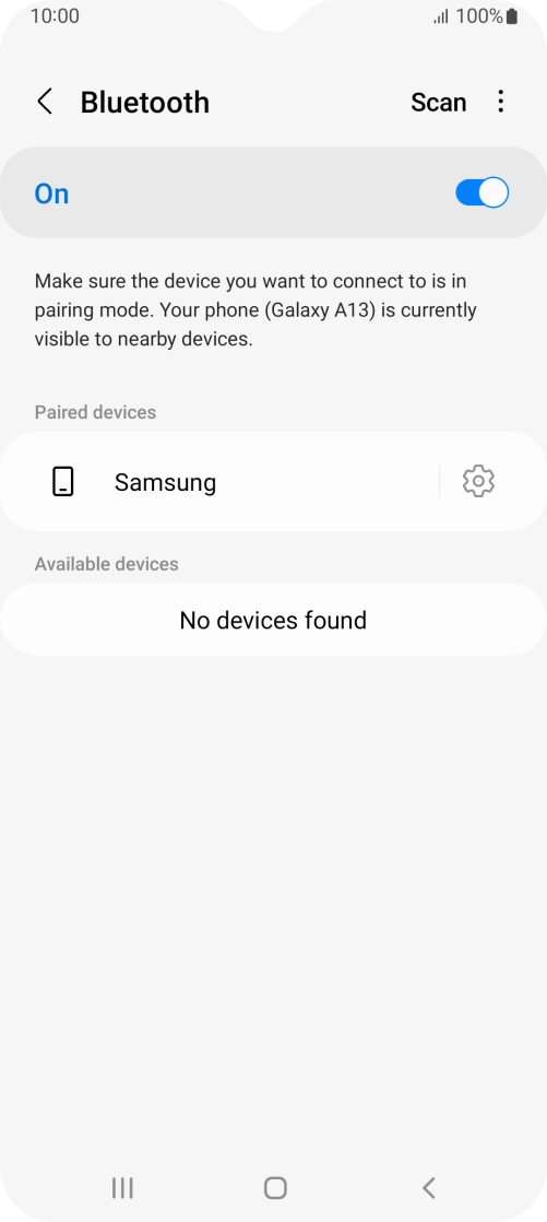 Press the Home key to return to the home screen.