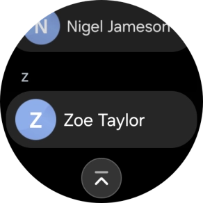 Press the required contact.