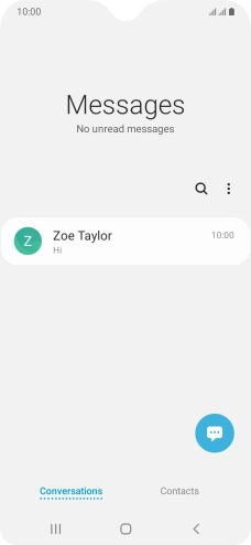 Press the new message icon.