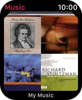 Slide your finger downwards starting from the top of the screen to see the menu.