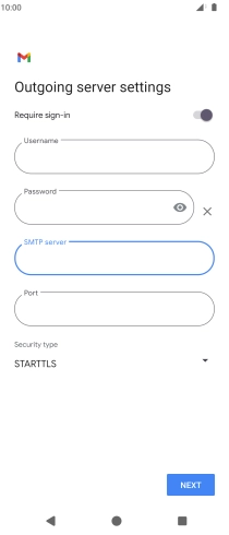 Press the field below 