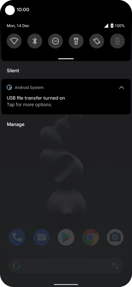 Press Tap for more options..