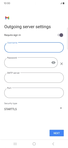 Press the field below 