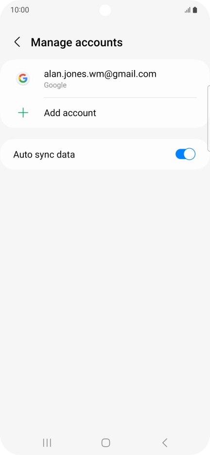 Press the Home key to return to the home screen.