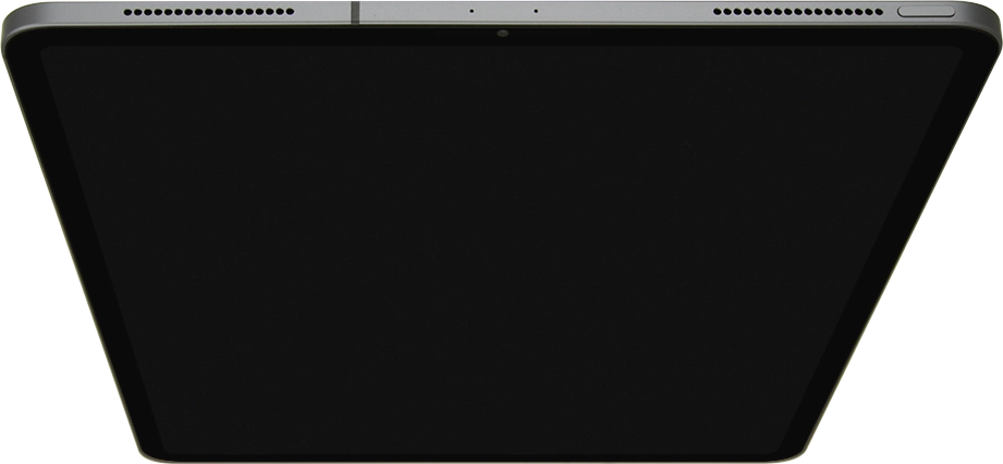 Press and hold the Top key until your tablet is turned on.