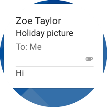 Slide your finger left on the screen.