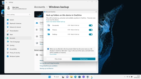 Click Start back up.