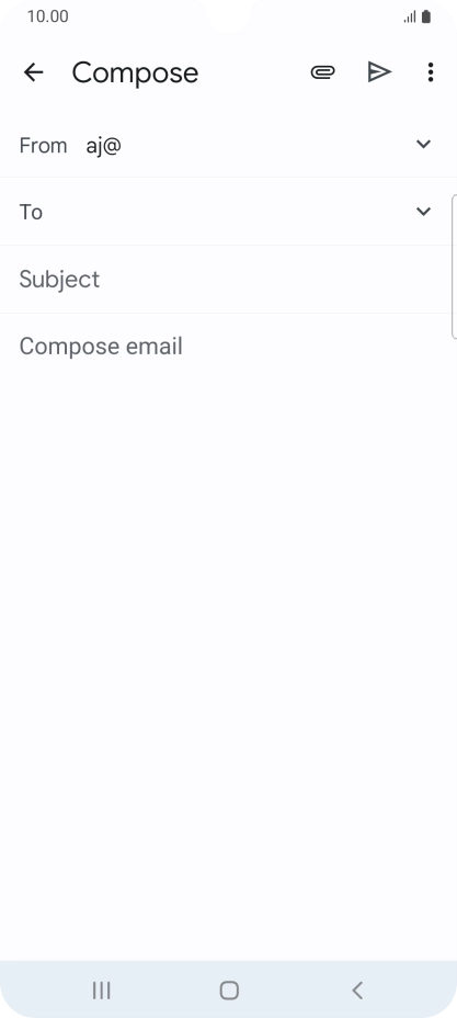 Press the field next to 