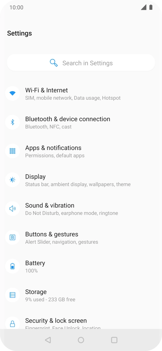 Press Apps & notifications.
