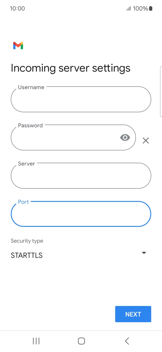 Press the drop down list below 