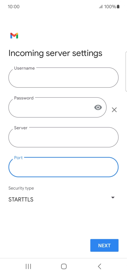 Press the drop down list below 