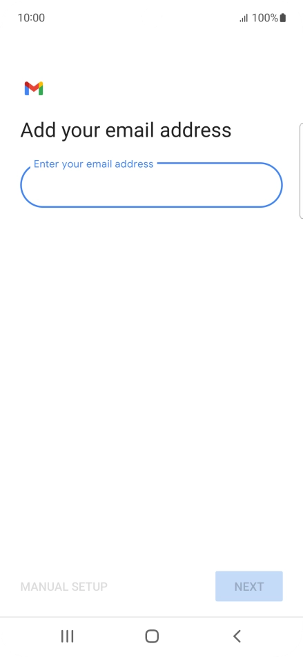 Press the field below 