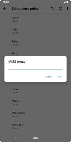 Key in 149.254.201.135 and press OK.