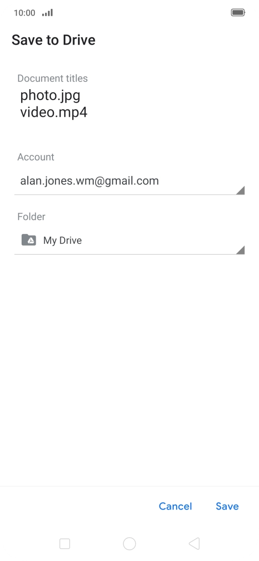 Press the field below 