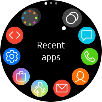 Press the settings icon.