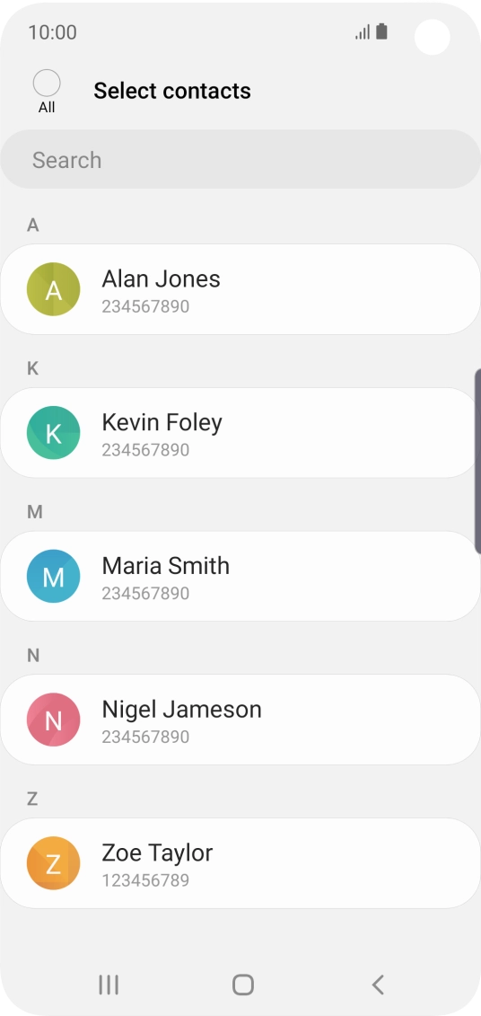 Press the field above 