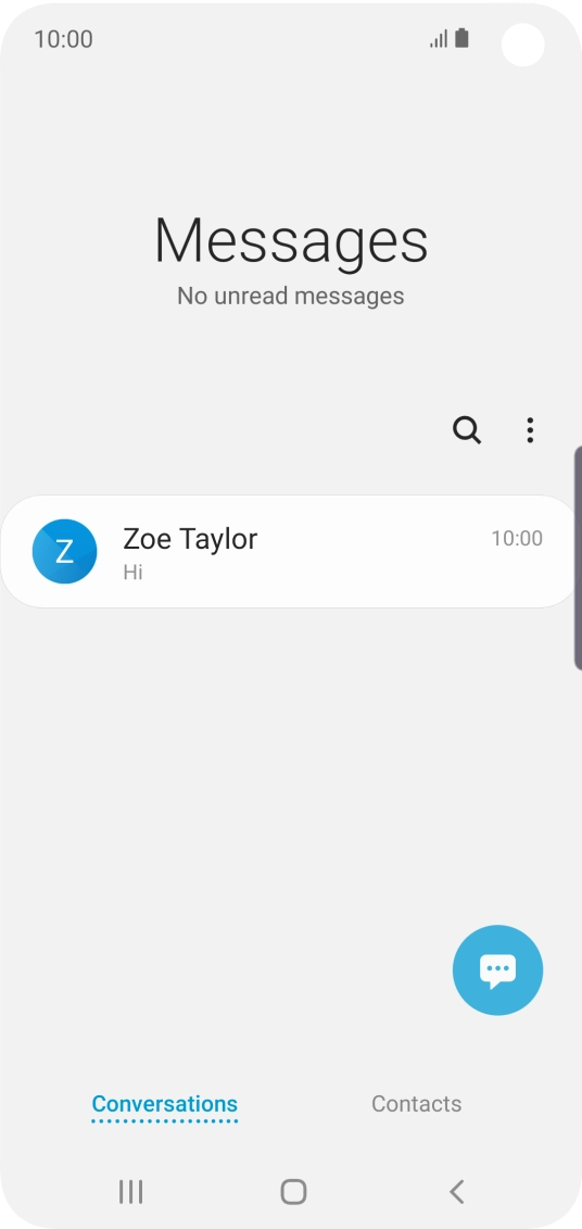 Press the new message icon.