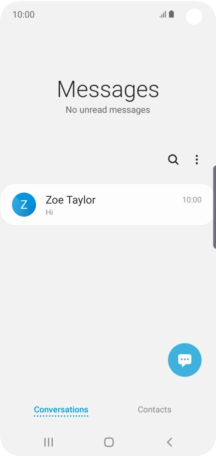 Press the new message icon.
