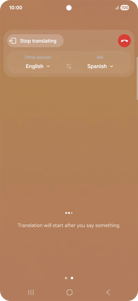 Follow the instructions on the screen to select the required language settings and use the function.