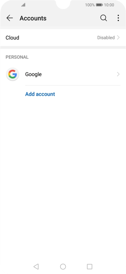 Press the Home key to return to the home screen.