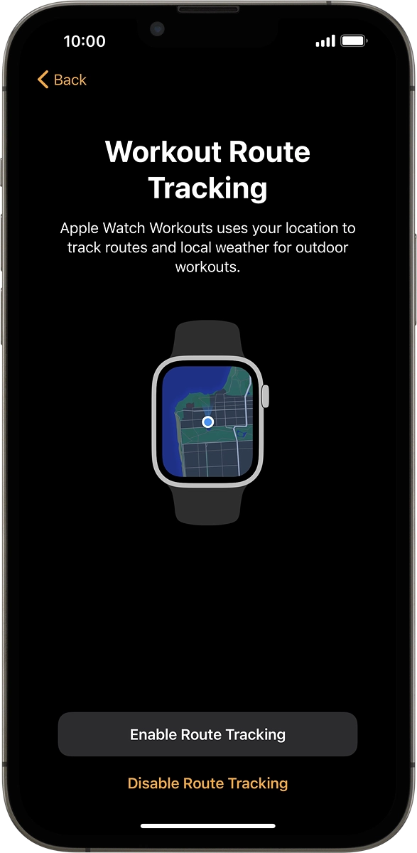 Press the required setting.