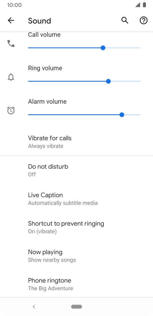 Press Phone ringtone.