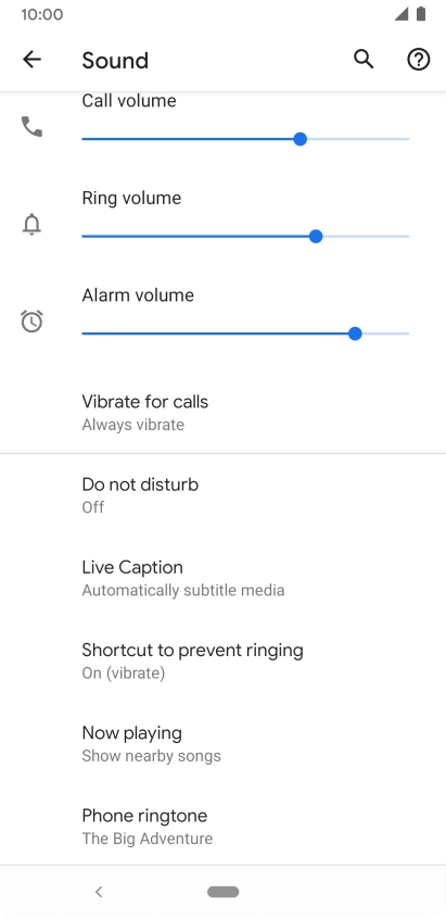 Press Phone ringtone.