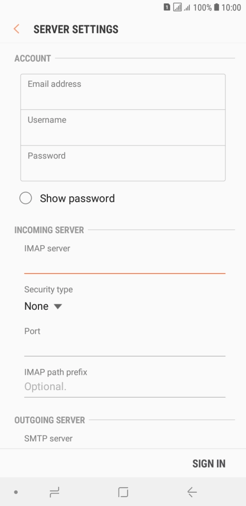Press the drop down list below 