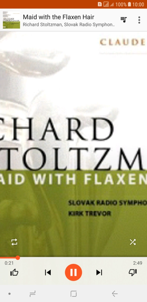 Press arrow right to go to the next audio file.