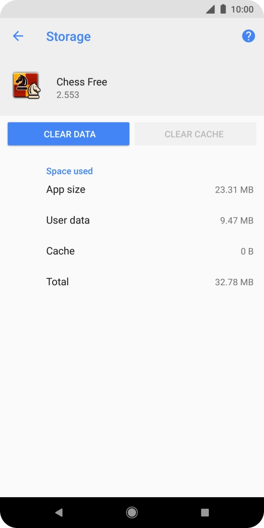 Press the Home key to return to the home screen.