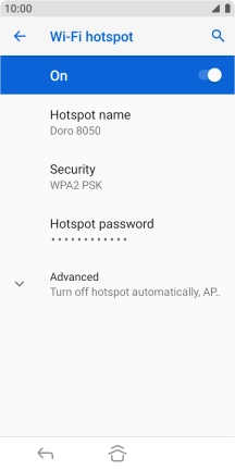 Press the Home key to return to the home screen.
