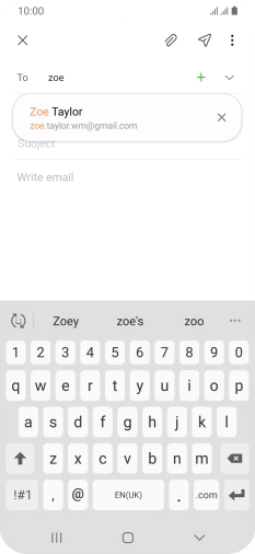 Press the required contact.