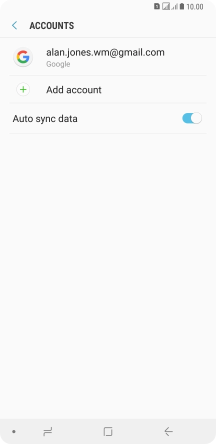 Press the Home key to return to the home screen.