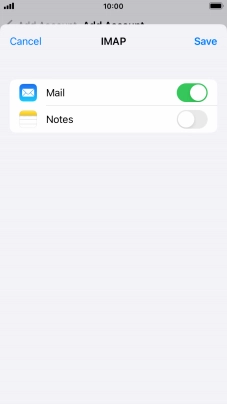 Press Save. Your email account has now been set up. To select more settings for incoming and outgoing server, proceed with the following steps.