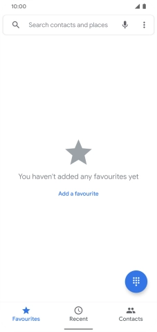 Press the menu icon.