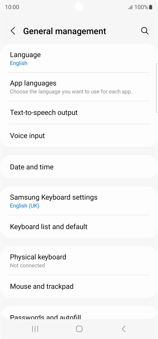 Press Date and time.