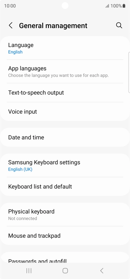 Press Date and time.